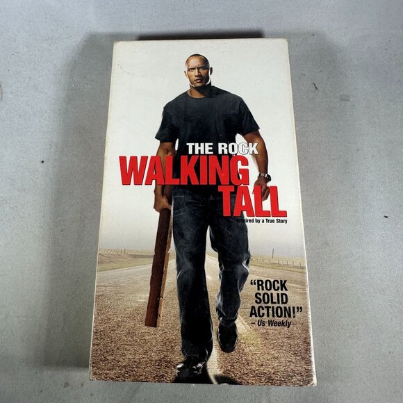 Walking Tall The Rock PG13 Metro Goldwyn Mayer VHS Action Movie 2004 Drama - Picture 1 of 3